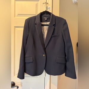 British Khaki Dark Blue Women's Blazer